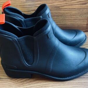 Rag & Bone Women's Dartford Chelsea Rubber boots Black Size EU 41 US 10